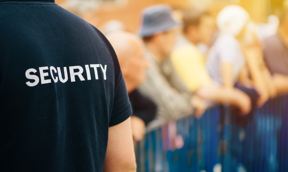 Member of Security Guard Team on Public Event