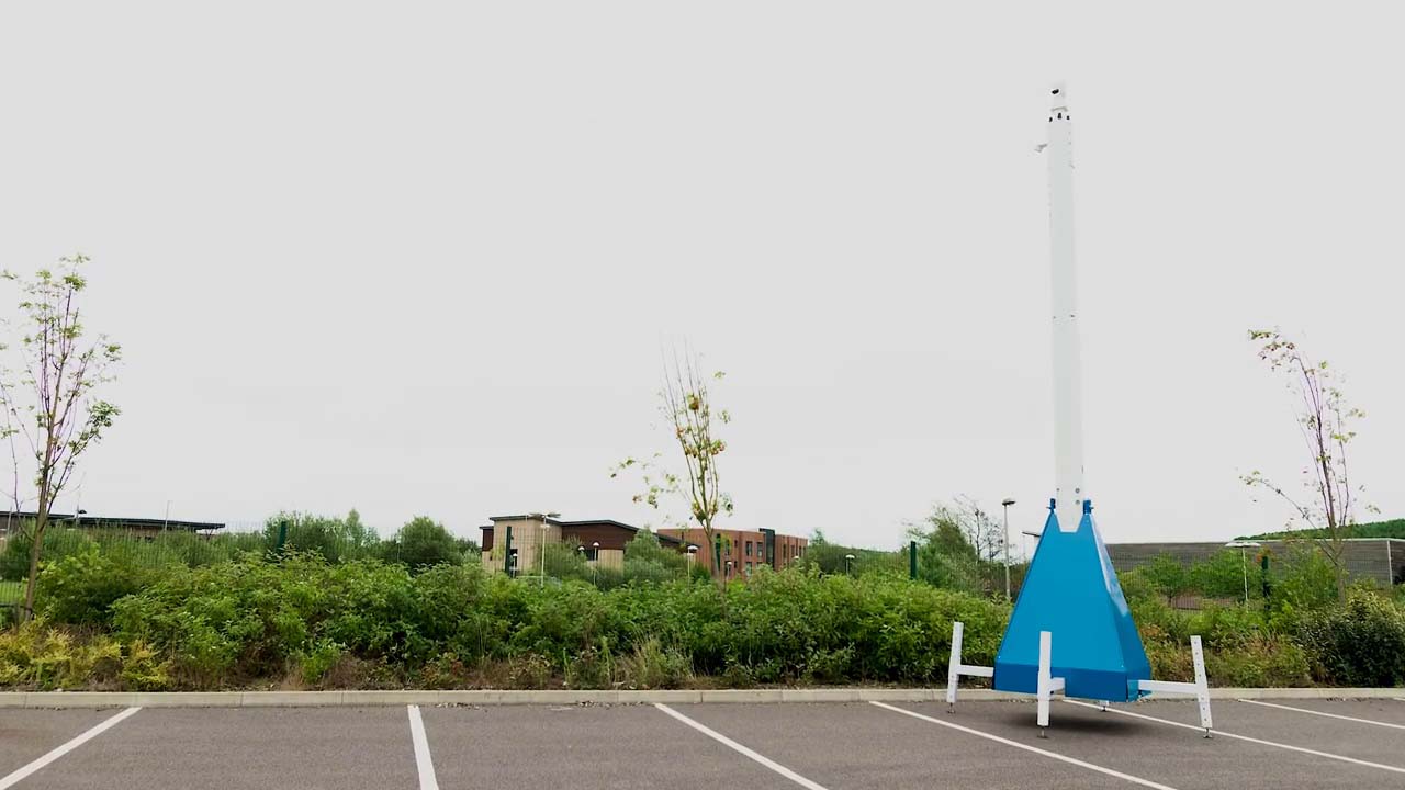 7 meters tall CCTV Max Tower